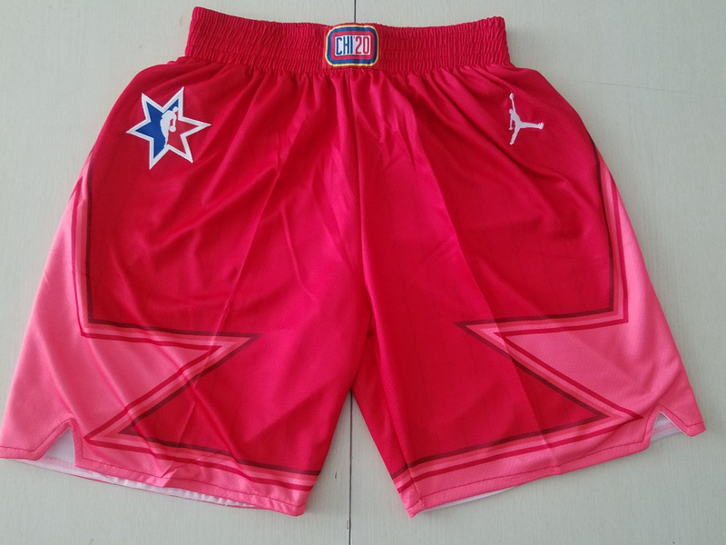 2020 NBA previous All Star red shorts